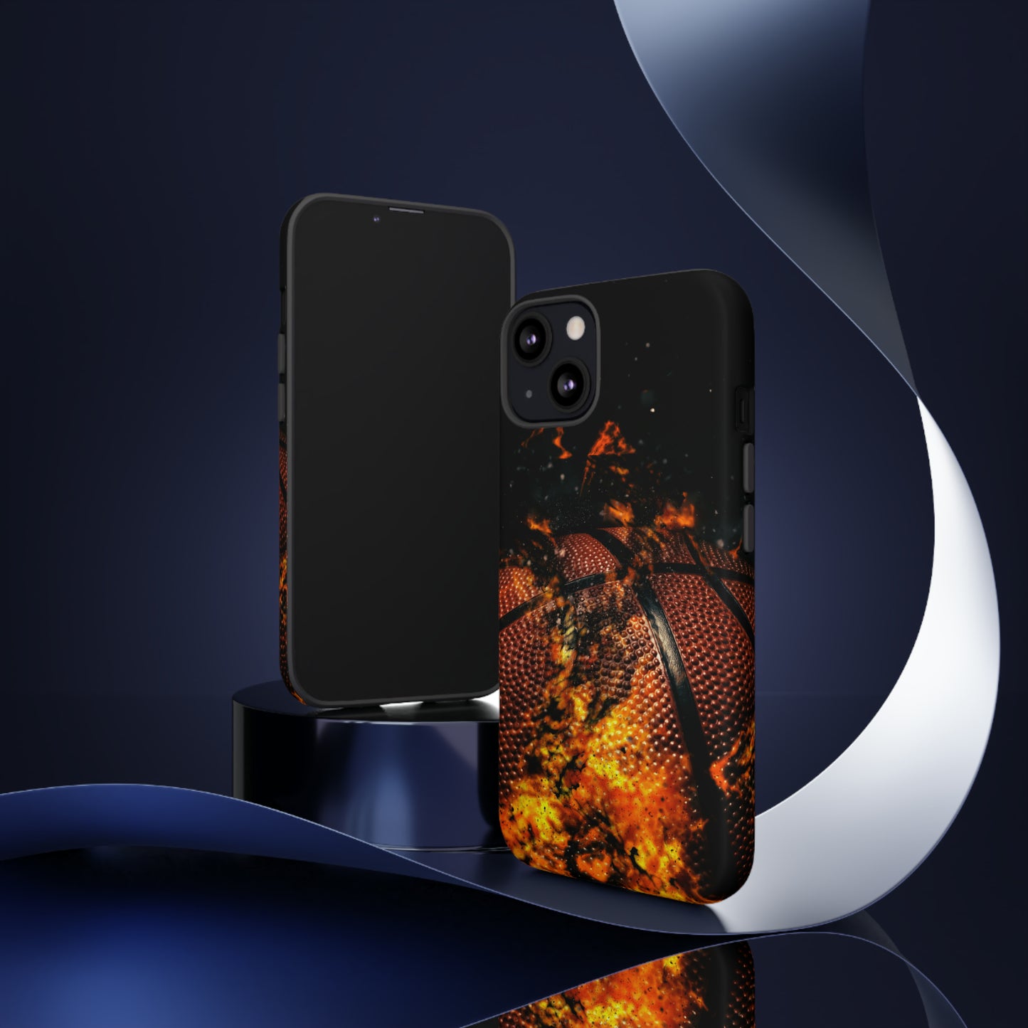 Basketball Inferno Tough Phone Cases