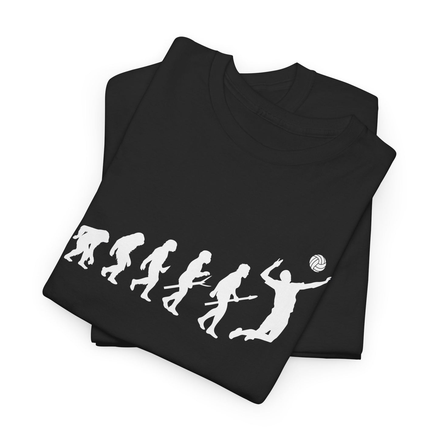 Volleyball Evolution Unisex Heavy Cotton Tee