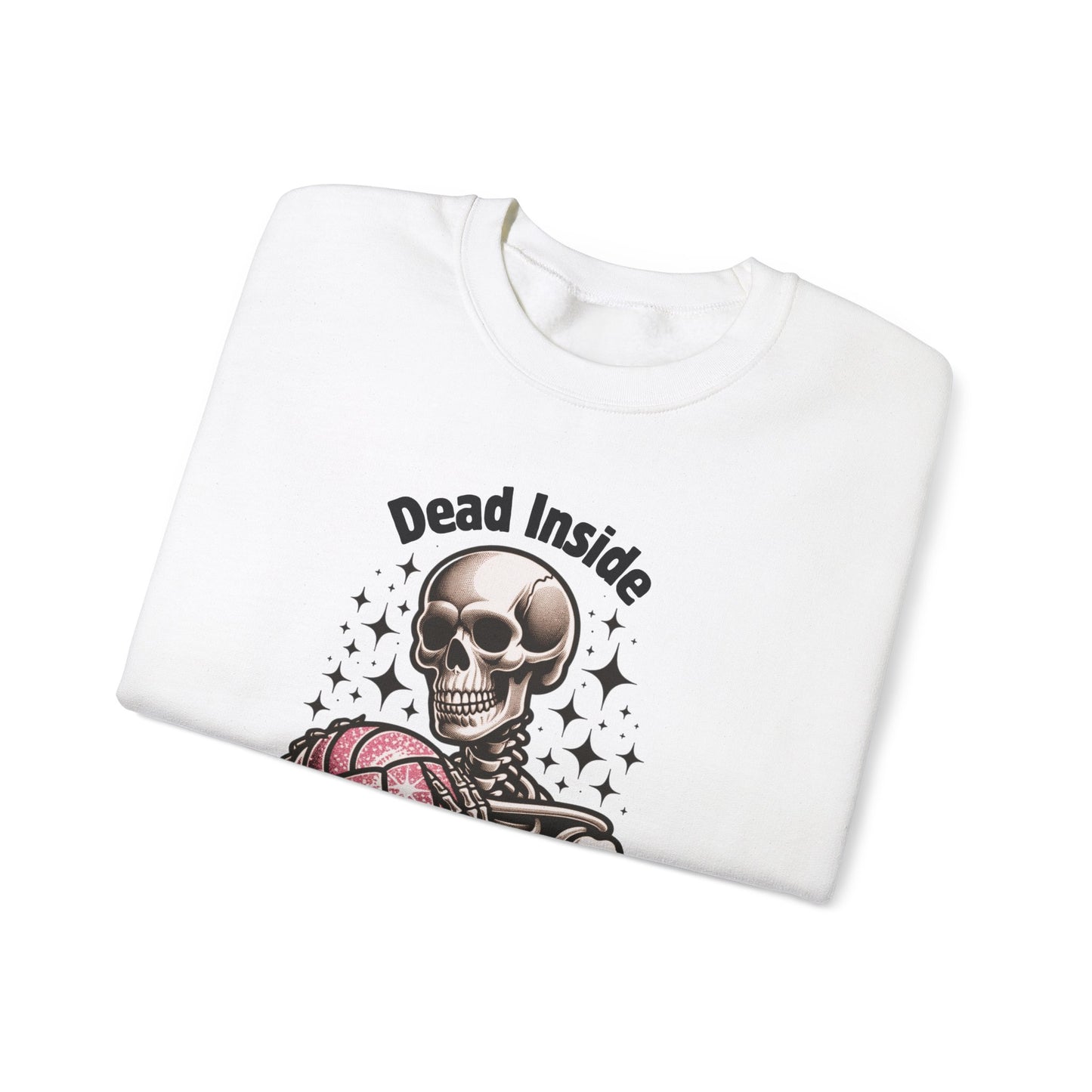 Dead Inside But Loves Volleyball Unisex Heavy Blend™ Crewneck Sweatshirt