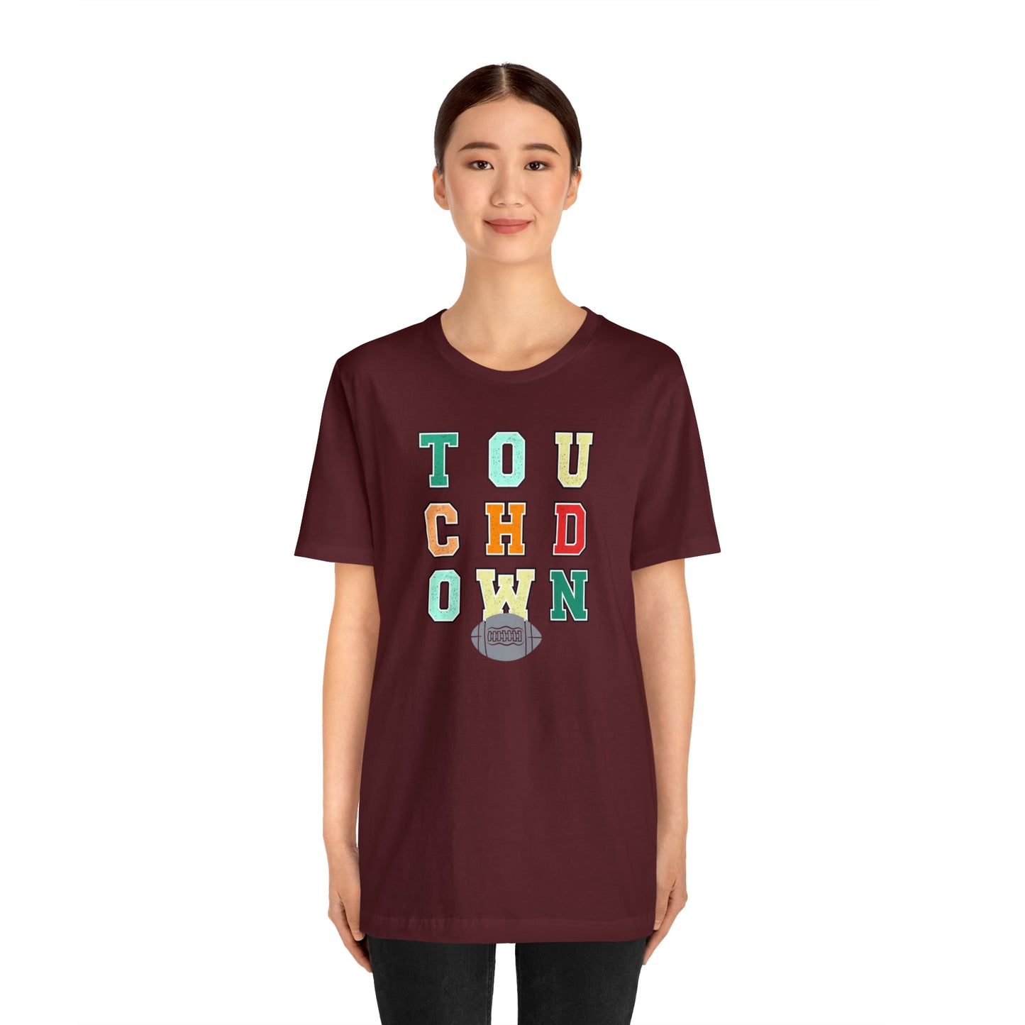 Football Touchdown Unisex Jersey Short Sleeve Tee