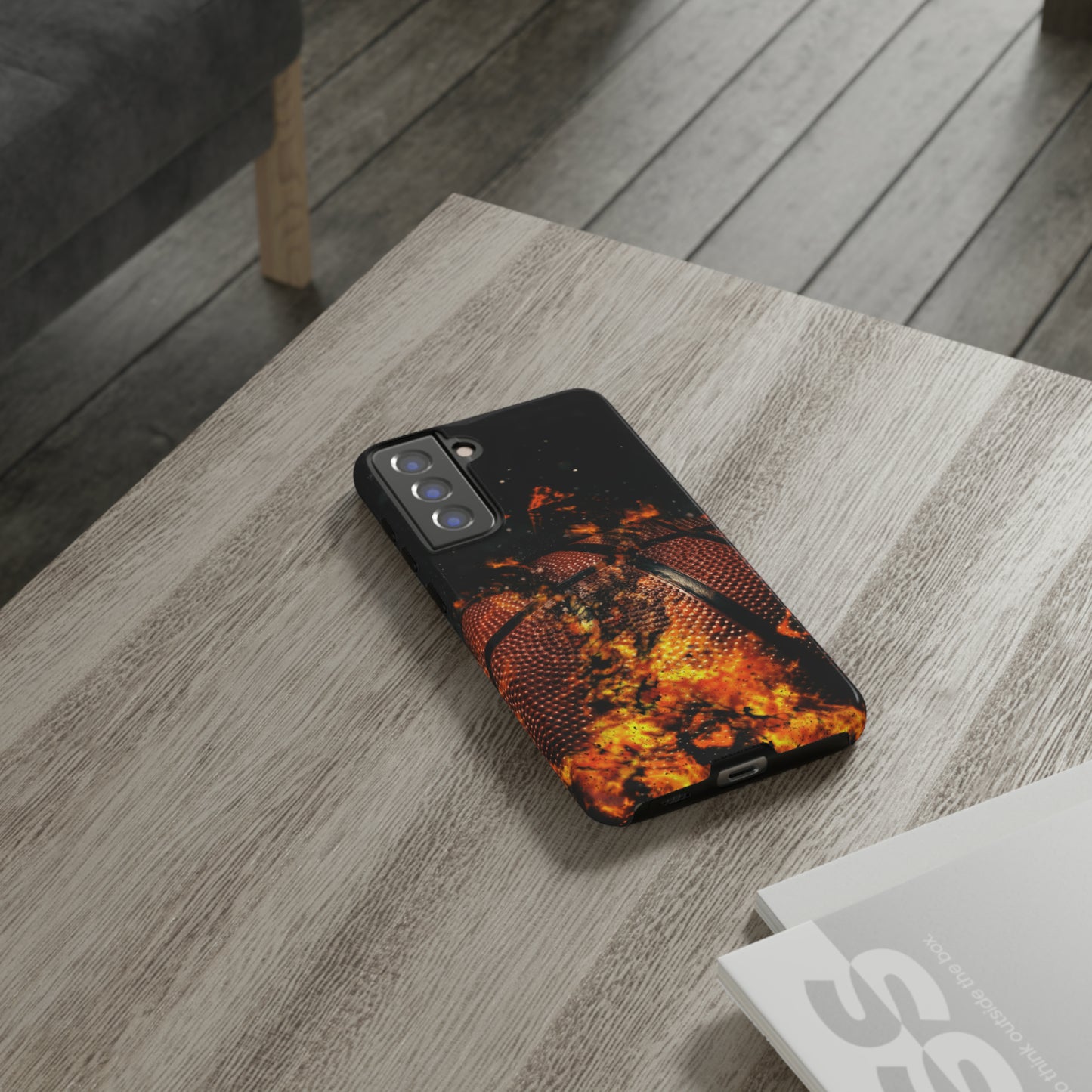 Basketball Inferno Tough Phone Cases