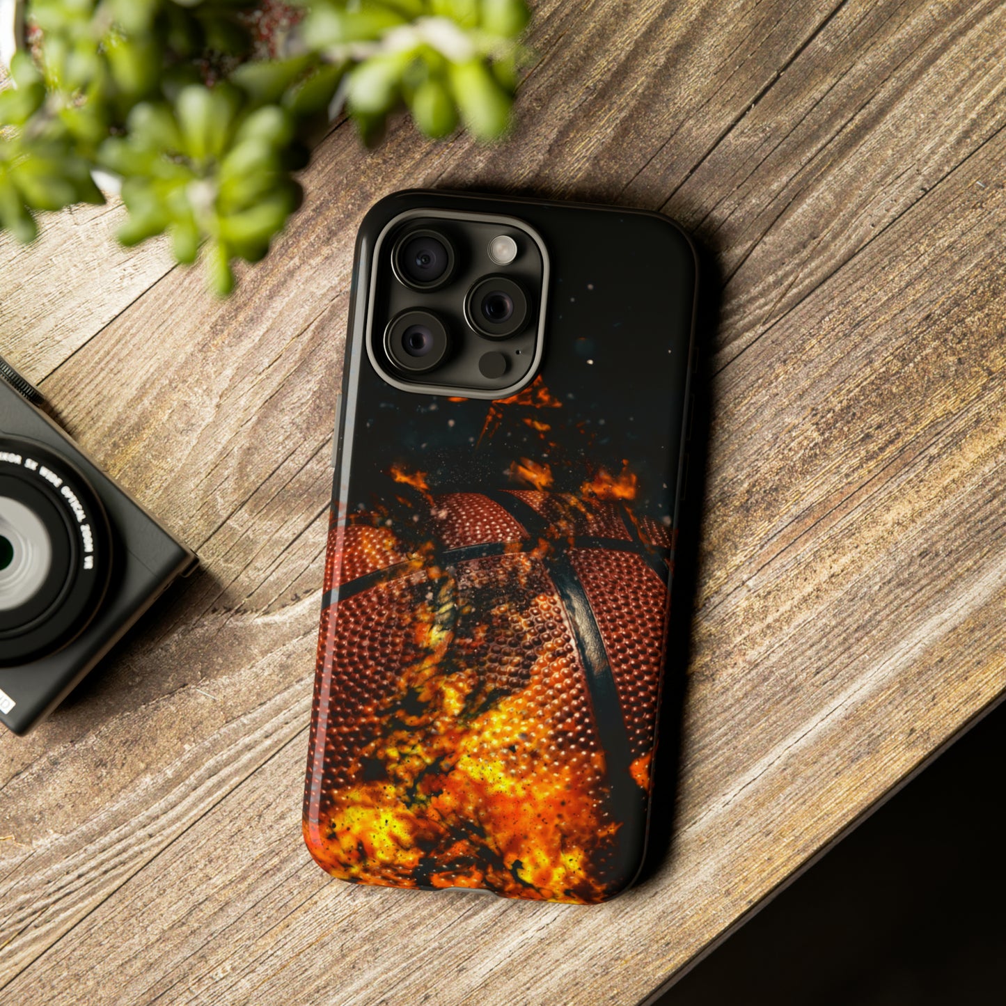 Basketball Inferno Tough Phone Cases